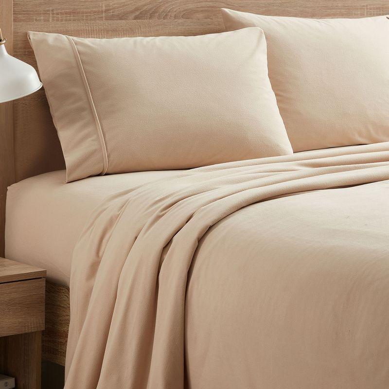 Bare Home Organic 100% Cotton Flannel Sheet Set