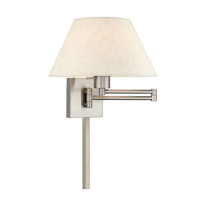 Livex Lighting 1 - Light Wall Light in  Brushed Nickel