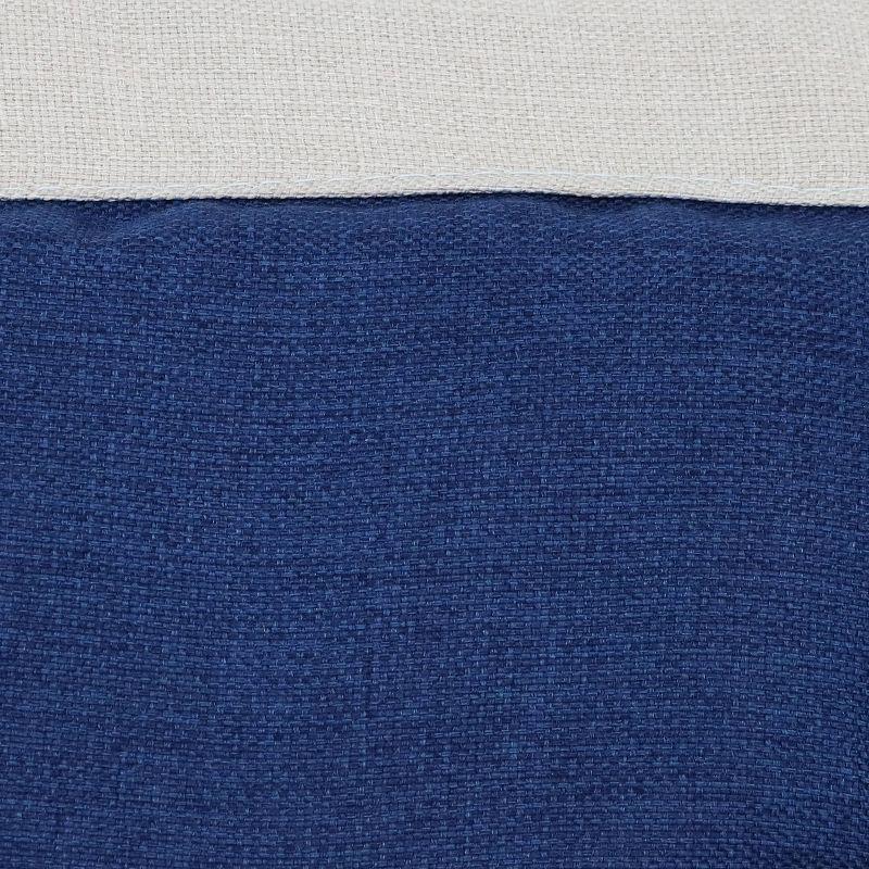 Sunnydaze Large Tufted Victorian Hammock Chair Swing with C-Stand - 300 lb Weight Capacity - Navy Blue