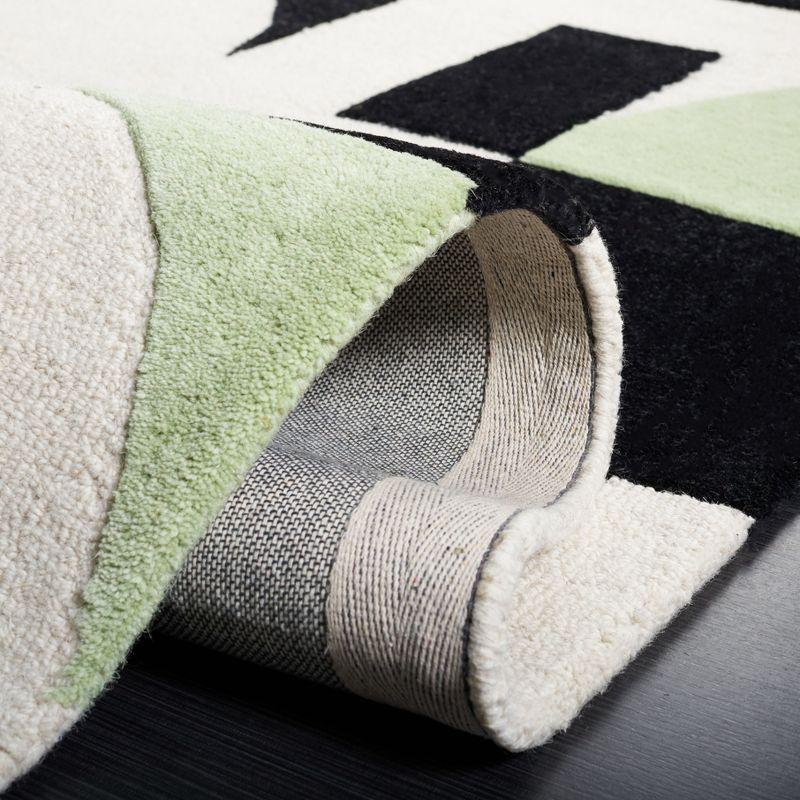 Rodeo Drive RD856 Hand Tufted Area Rug - Green/Black - 8'x10' - Safavieh.