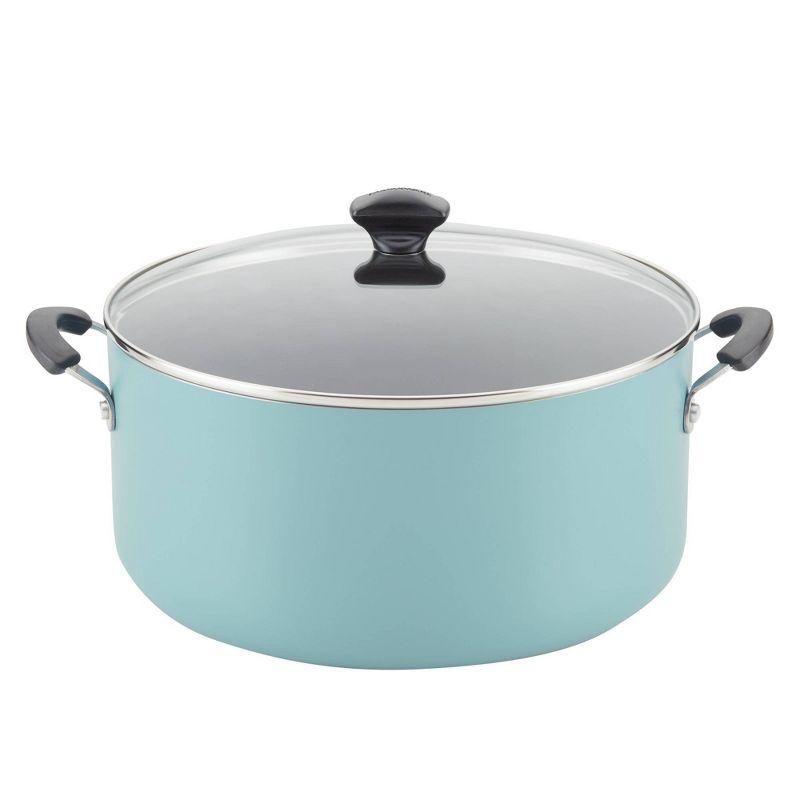 Aqua Aluminum Nonstick 10.5-Quart Covered Stockpot