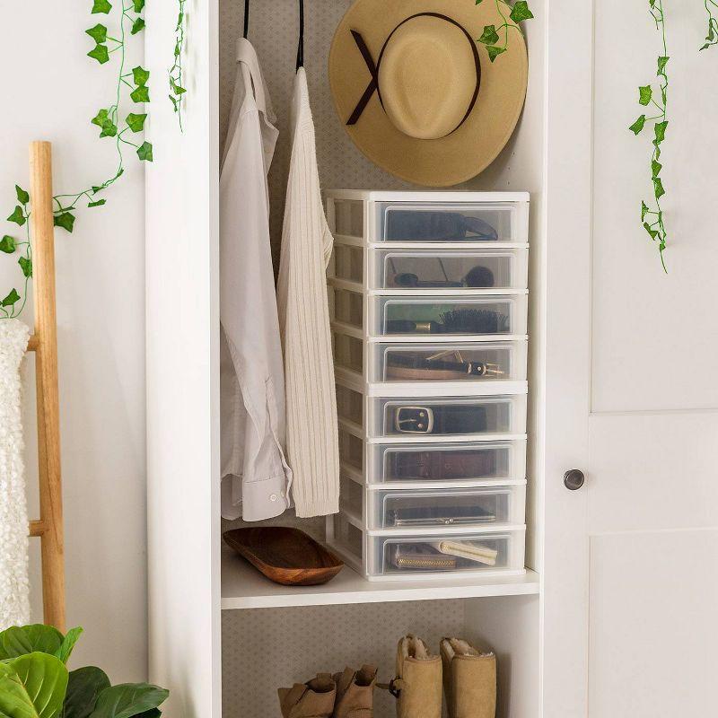 IRIS USA, Inc. 4 Drawer Plastic Desktop Organizer