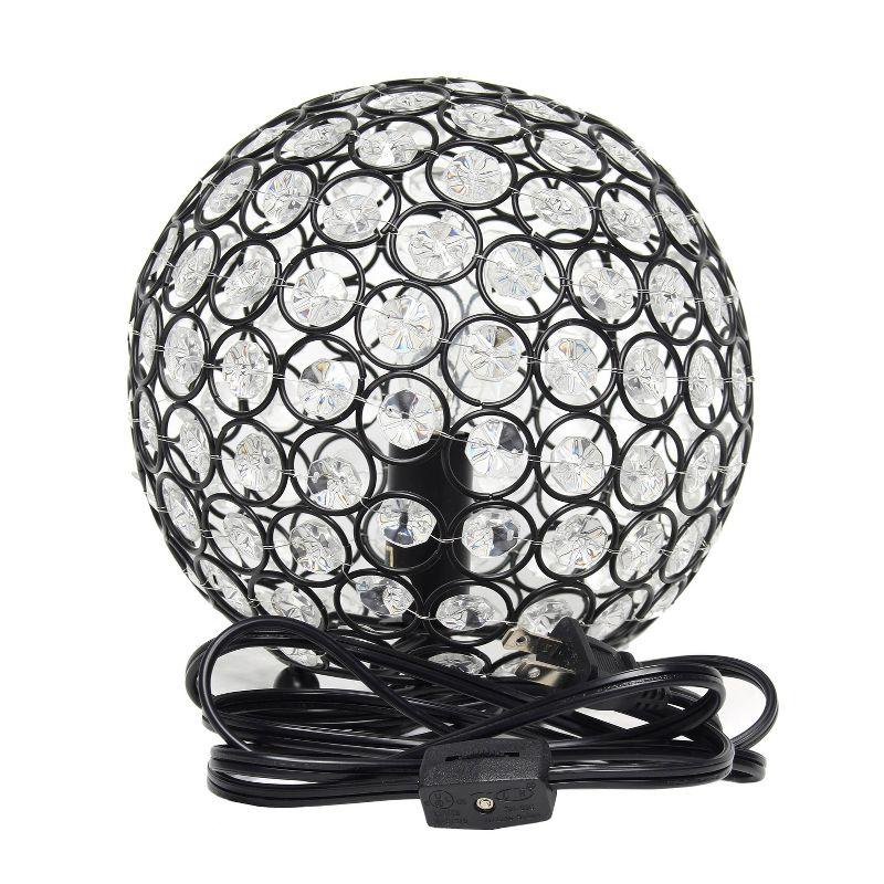 Crystal Ball Sequin Table Lamp - Elegant Design