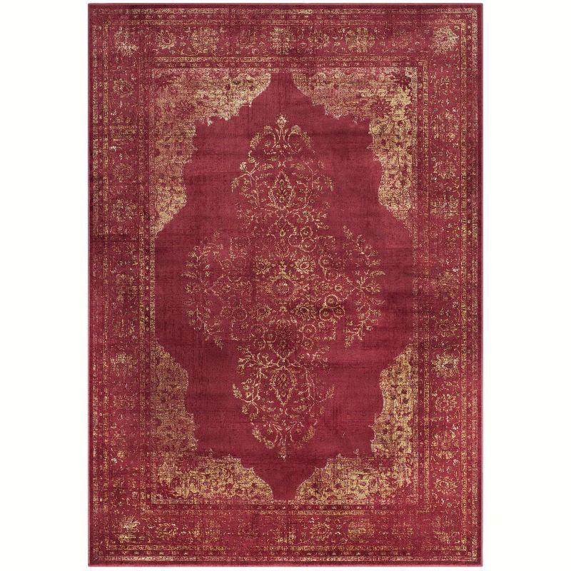 Vintage VTG122 Power Loomed Indoor Area Rug - Rose - 5'3"x7'6" - Safavieh.