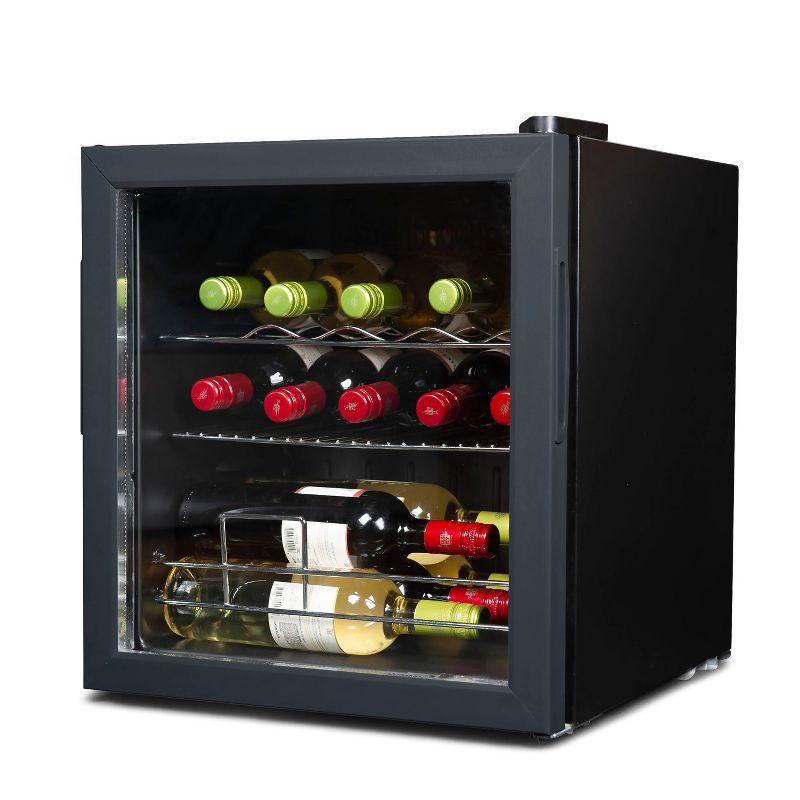 BLACK+DECKER BLACK+DECKER Wine Fridge 14 Bottles, Freestanding Wine Refrigerator with Compressor Cooling