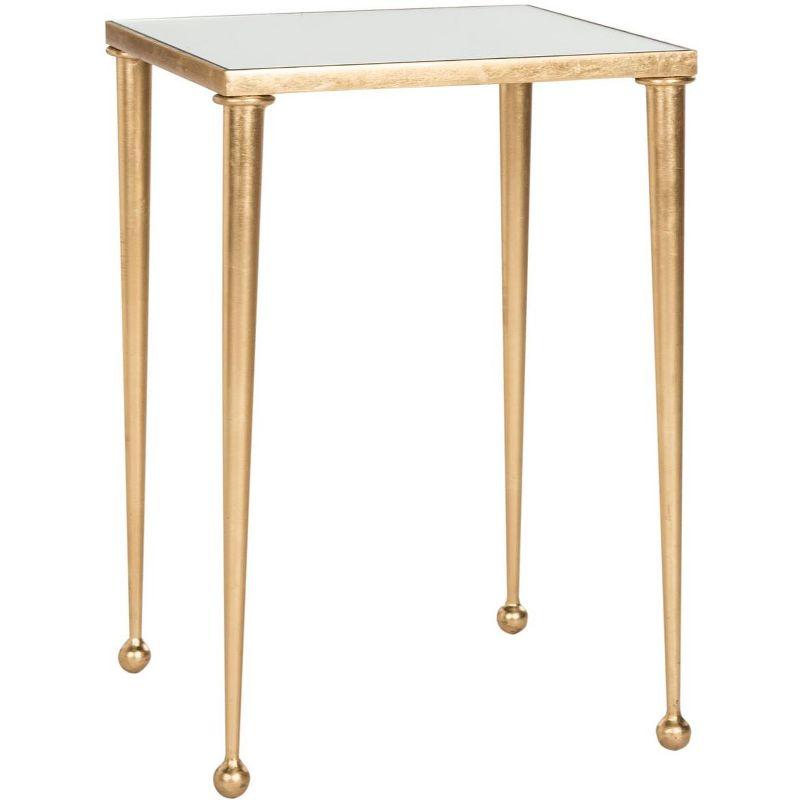 Nyacko End Table - Gold/Mirror - Safavieh.