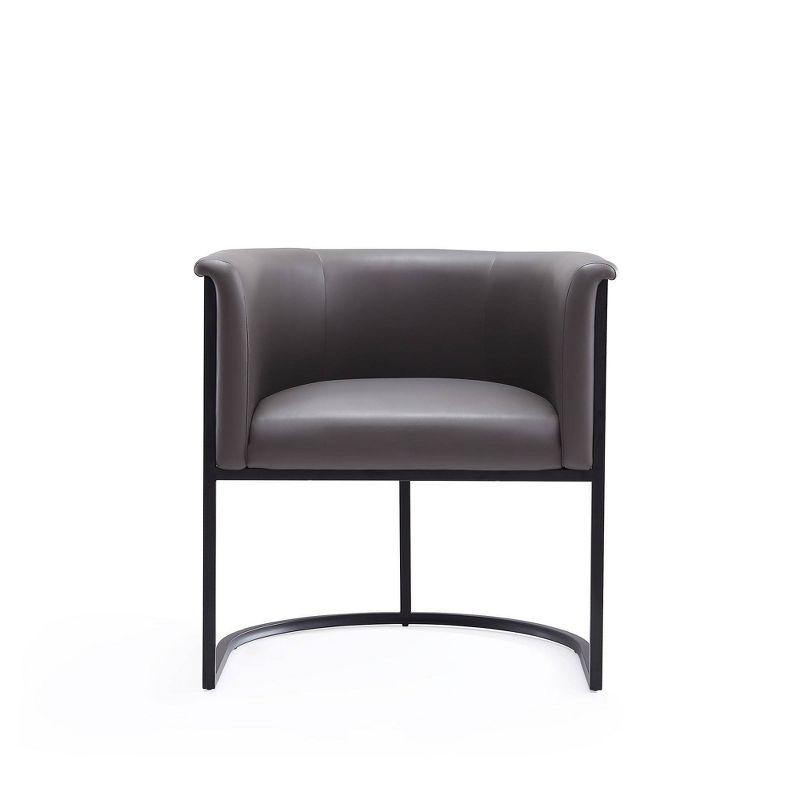 Ceets Bali Saddle And Black Faux Leather Dining Chair (Set Of 2) (Set of 2)