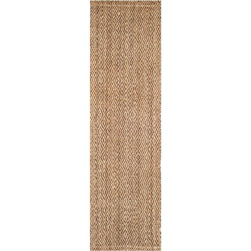 Natural Fiber NF183 Hand Woven Runner Rug - Natural/Brown - 2'3"x10' - Safavieh.