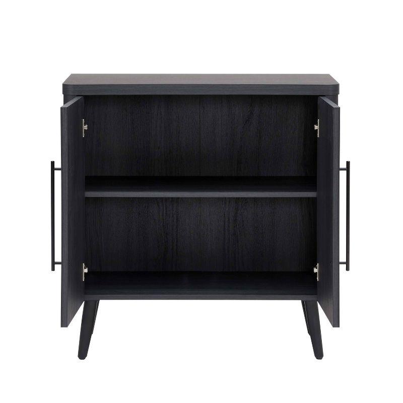 Manhattan Comfort Jodie Mid-Century Modern Accent Cabinet with 2 Shelves