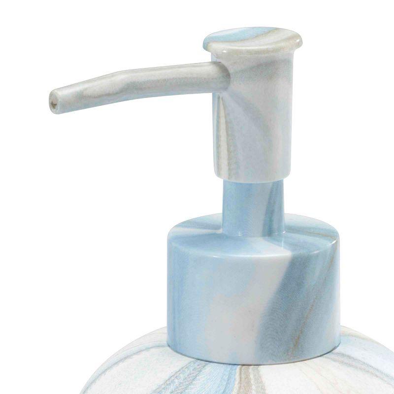 Avanti Linens Waves Blue Lotion Dispenser