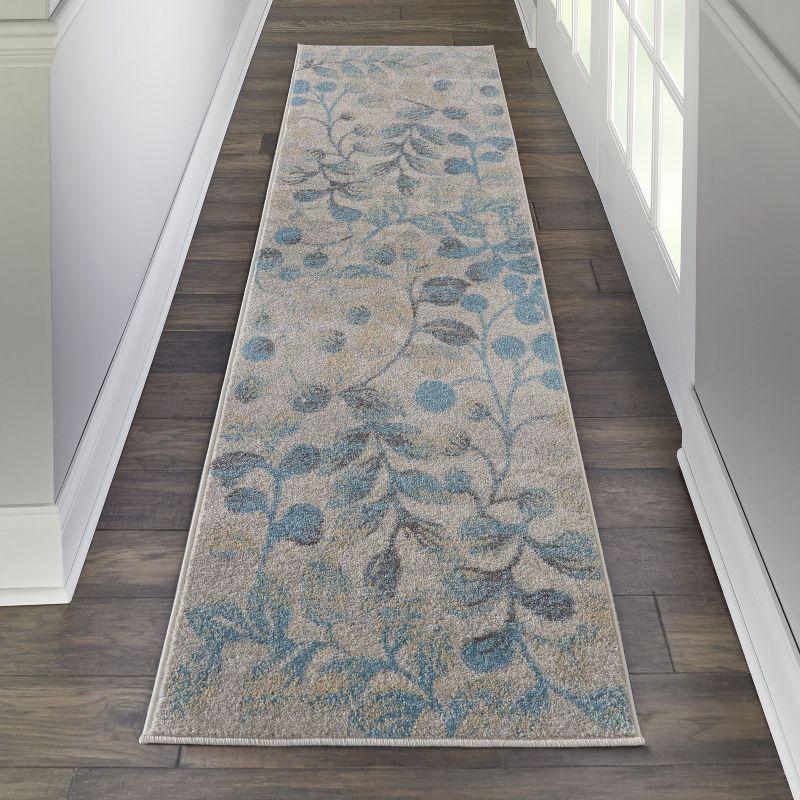 Nourison Tranquil Botanical Vine and Bloom Indoor Area Rug