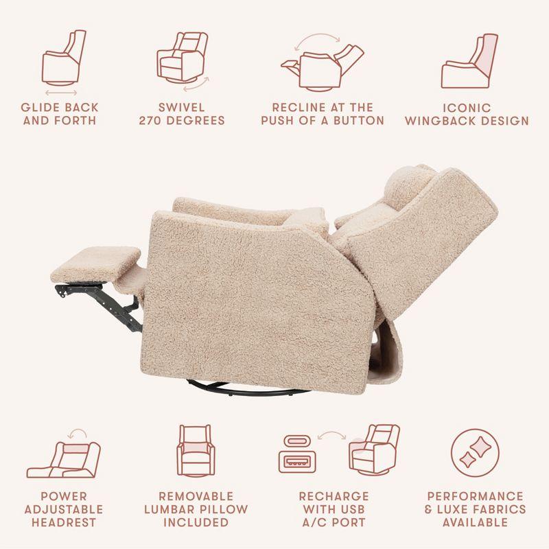 babyletto Kiwi Plus Power Glider Recliner w/ Power Headrest