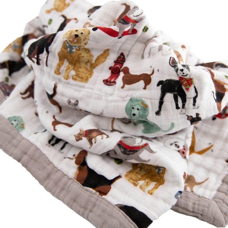 Little Unicorn Cotton Muslin Baby Receiving Quilt - Woof