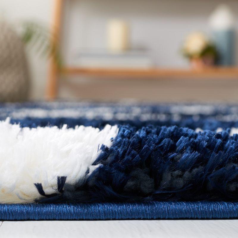 Red Barrel Studio® Tahoe Shag Performance Geometric Rug