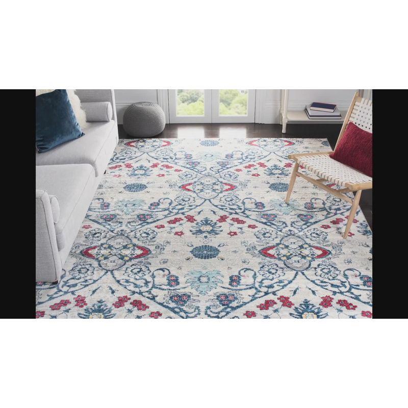 Brentwood BNT894 Power Loomed Area Rug - Navy/Grey - 8'9"x11'9" - Safavieh.