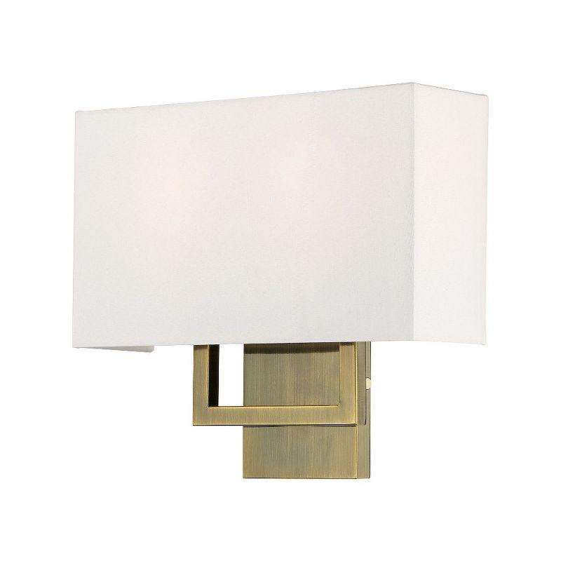 Livex Lighting Pierson 2 - Light Wall Light in  Antique Brass