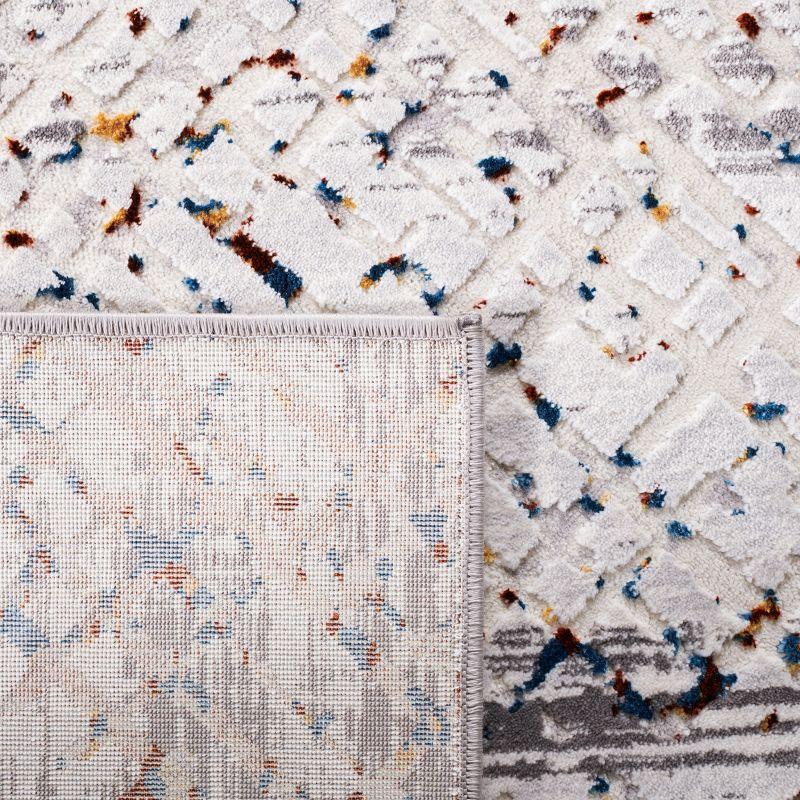 Amelia ALA275 Power Loomed Area Rug - Gray/Light Gray - 8'9"x11'9" - Safavieh.