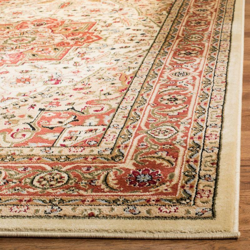Lyndhurst LNH330 Power Loomed Area Rug - Ivory/Rust - 8'x11' - Safavieh.