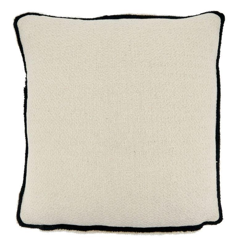 Soft Durable Cotton 18" x 18" Euro Reversible Throw Pillow Cover
