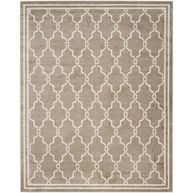 Amherst AMT414 Power Loomed Indoor Area Rug - Wheat/Beige - 8'x10' - Safavieh
