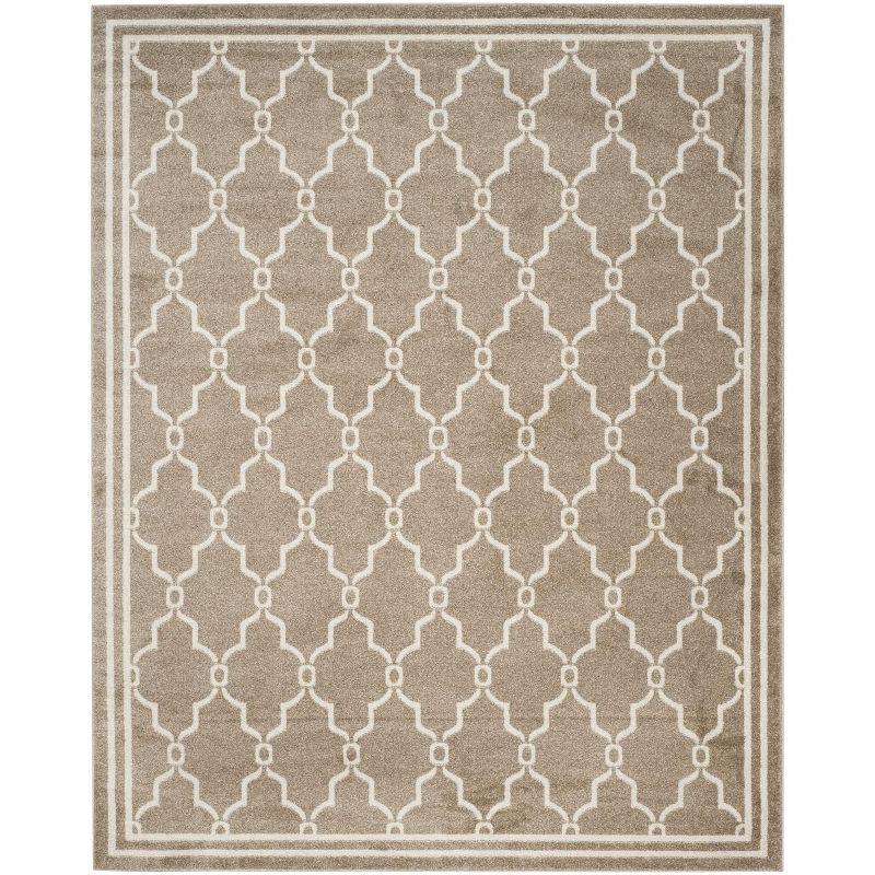 Amherst AMT414 Power Loomed Indoor Area Rug - Wheat/Beige - 10'x14' - Safavieh