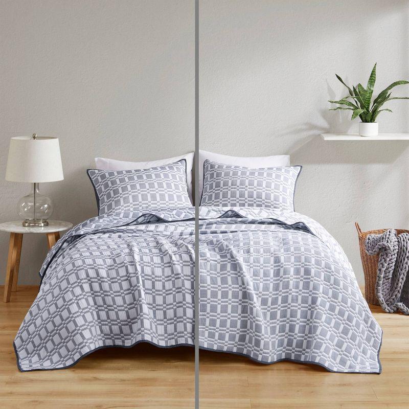 510 Design Harlow 3 Piece Reversible Matelasse Coverlet Set
