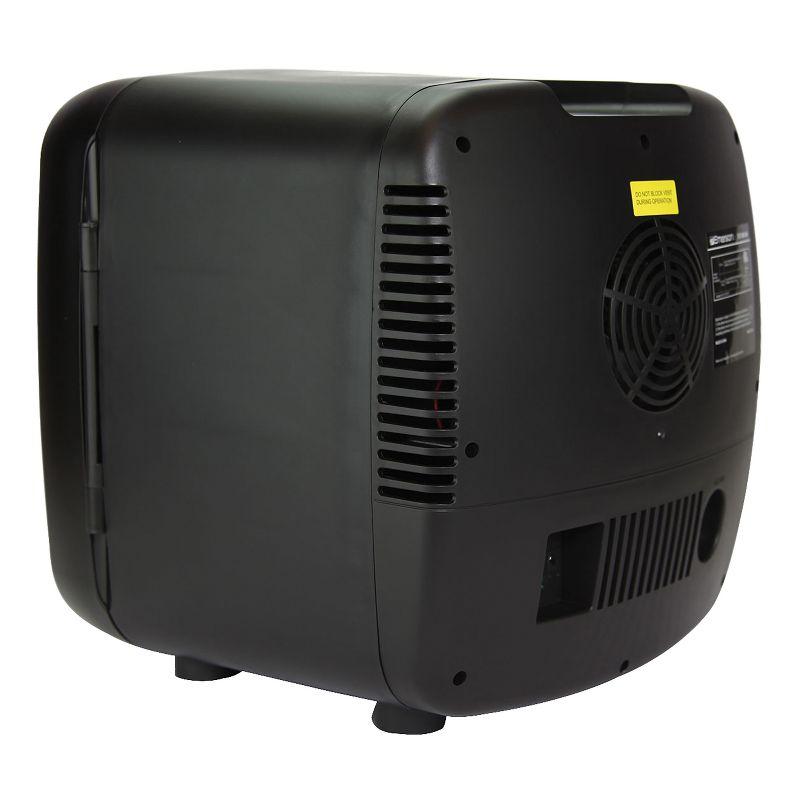 Emerson Emerson EFC-5001 Portable XL Mini Fridge Cooler for 12 Cans, 8L Capacity, AC/DC Power Compatibility, Removable Shelf, Lightweight Design – Ideal for Home, Office, Travel, Dorms, and Outdoor Use