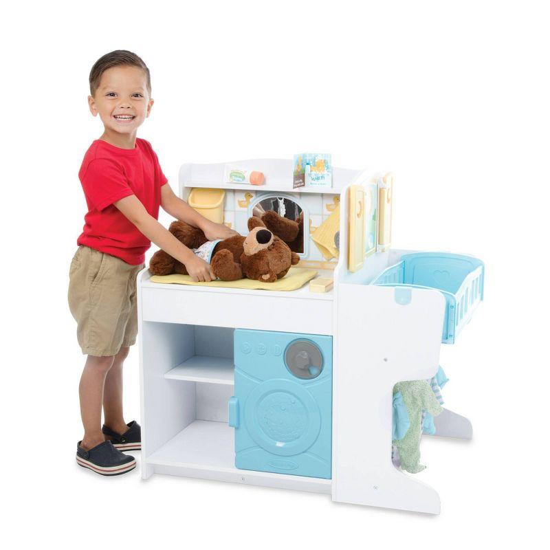Melissa & Doug Mine to Love Baby Care Activity Center for Dolls - Kitchen, Nursery, Bathing-Changing