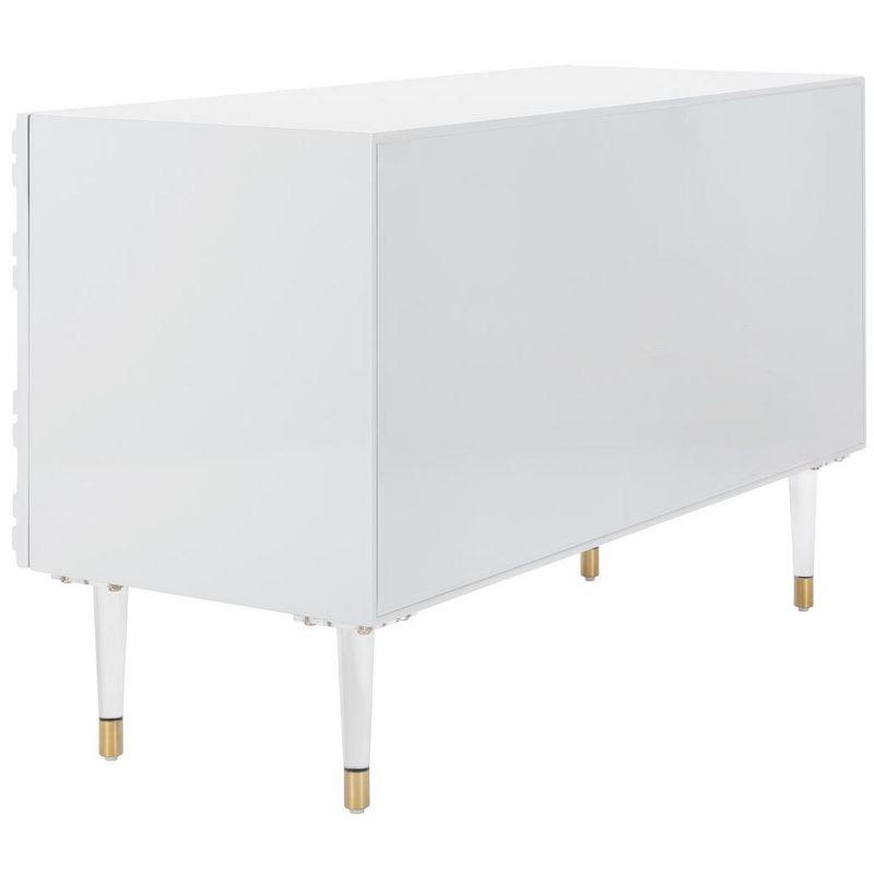 Zayn Diamond Sideboard - Light Grey/Gold - Safavieh.