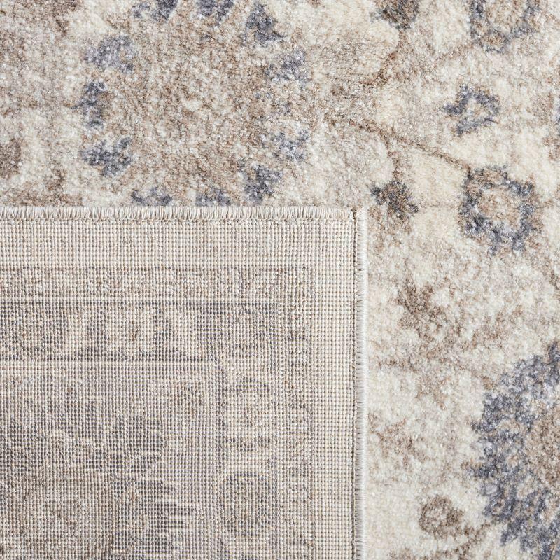 Sofia SOF330 Power Loomed Area Rug - Ivory/Grey - 3'x5' - Safavieh.