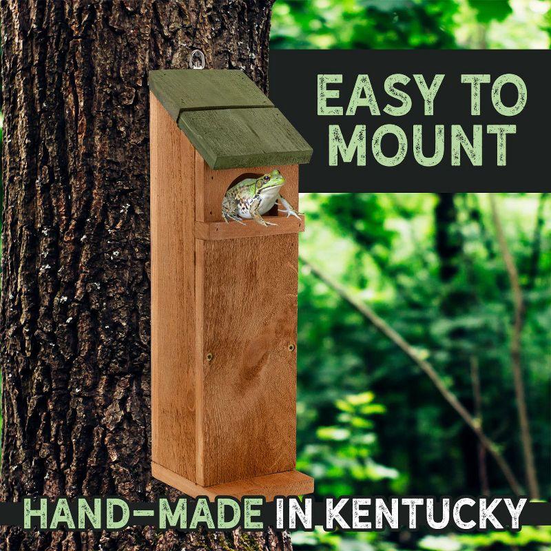 Uncle Dunkels Tree Frog House, Outdoor Tree Frog Habitat, Handmade in the USA