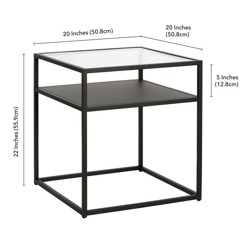 Duran Glass End Table