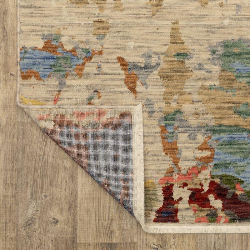 Oriental Weavers Soleri SOL09 Beige/ Multi Indoor Area Rug - 2'6" x 12'