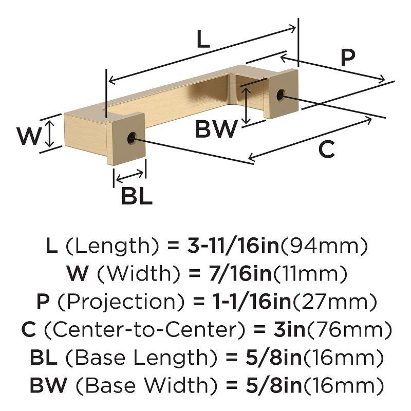 Bridgeport 3" Center Handle Pull Multipack