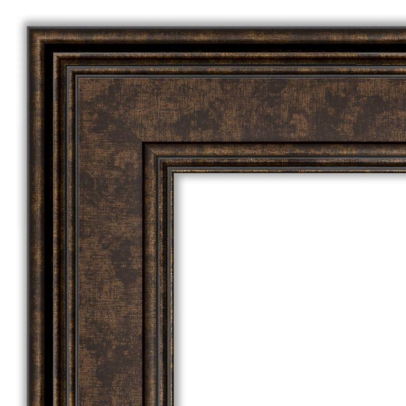 Amanti Art Ridge Framed Corkboard, Natural Cork