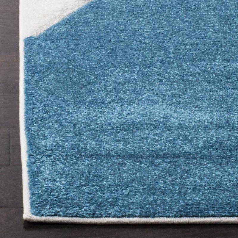 Hollywood HLW706 Machine Made Accent Rug - 2'3"x4' - Peacock Blue/Fuchsia - Safavieh