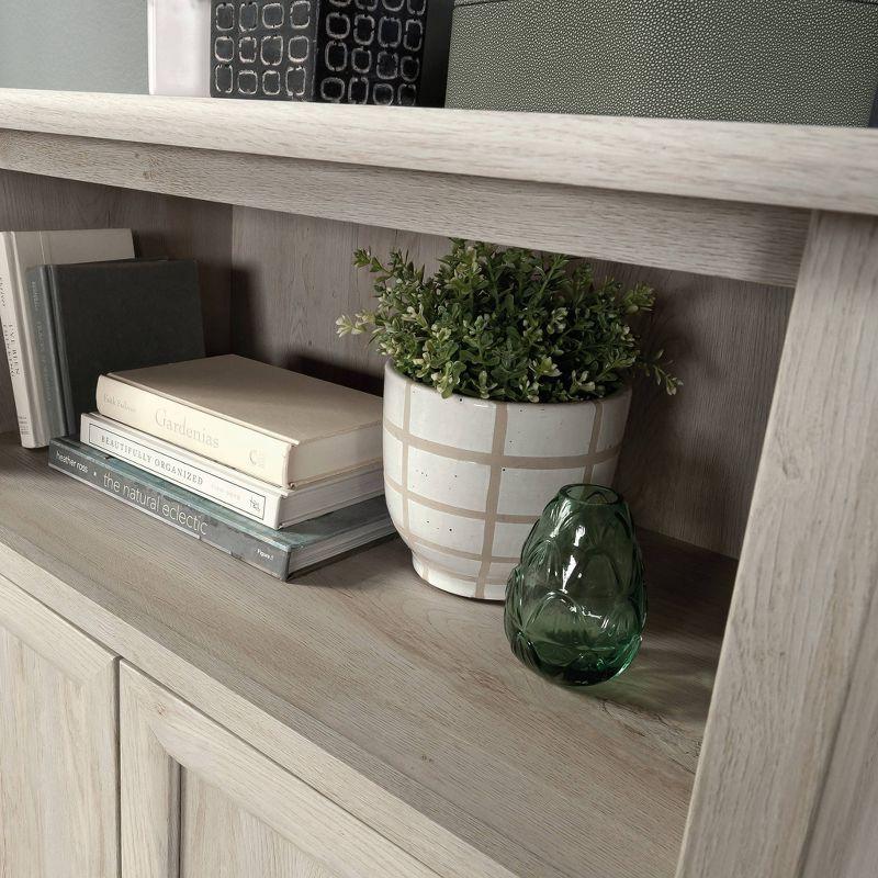 Sauder Edge Water 2 Door Storage Cabinet Chalked Chestnut