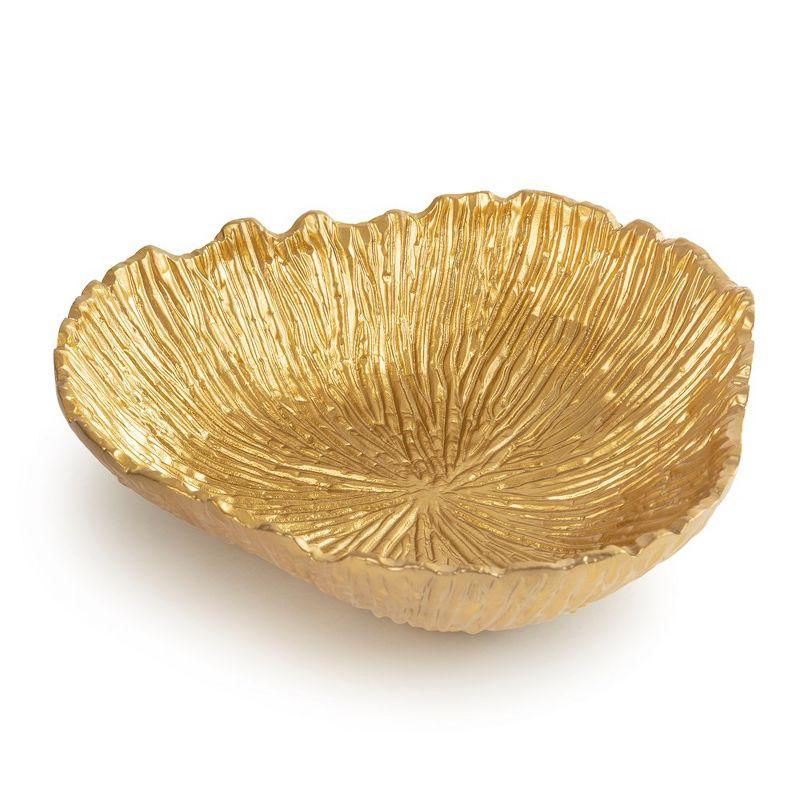 Hudson Gold Handcrafted Metal Decorative Bowl