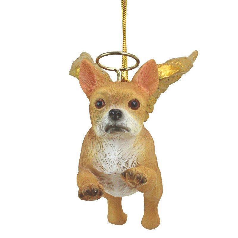 Design Toscano Honor the Pooch Chihuahua Holiday Dog Angel Ornament