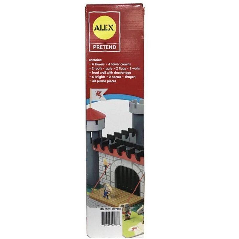 Alex Wooden Dragon Castle Set 55 Pieces
