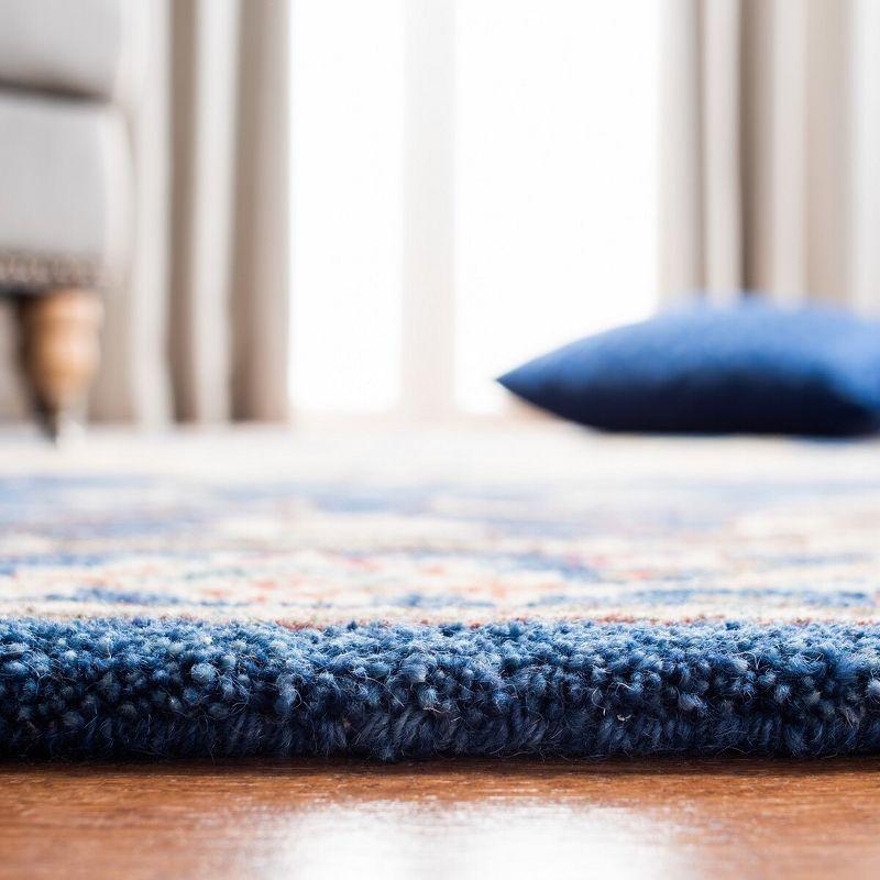 Antiquity AT520 Hand Tufted Area Rug - Blue/Ivory - 4'x6' - Safavieh.