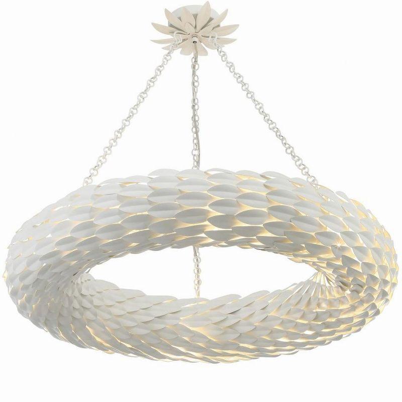 Crystorama Lighting Broche 8 - Light Pendant in  Matte White