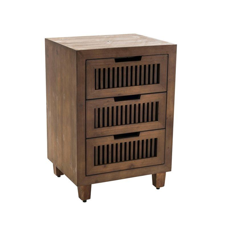 Adore Decor Sawyer 3-Drawer Cabinet