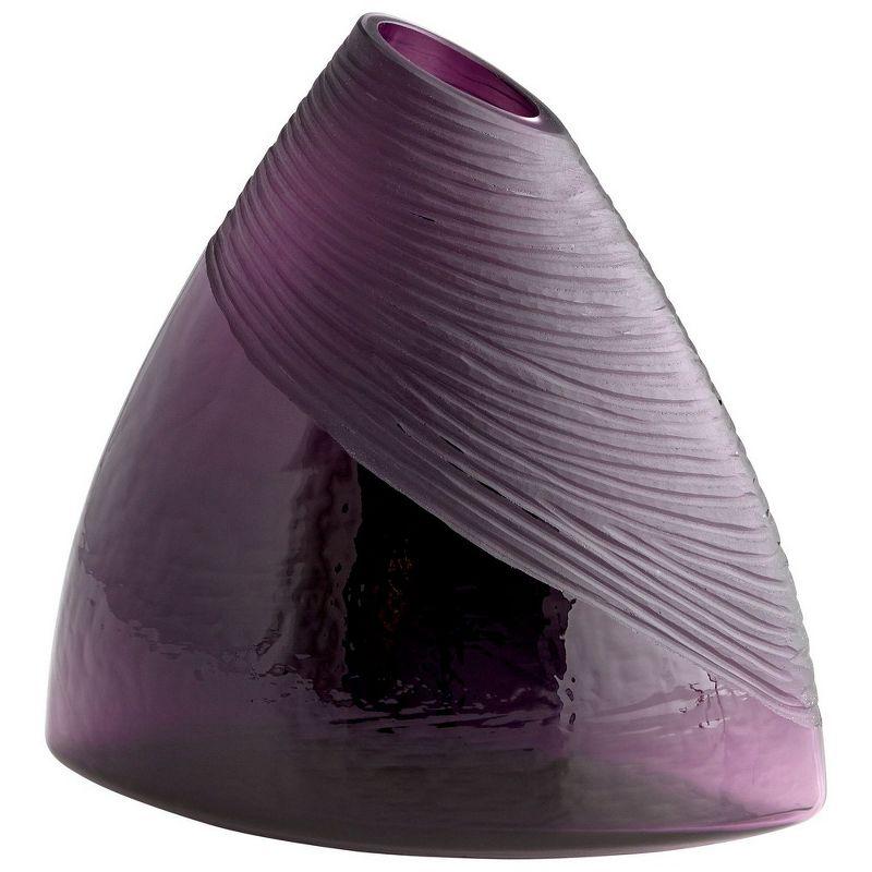 Amethyst Glass Table Vase