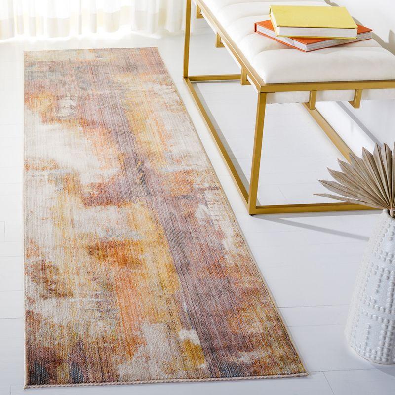 Vintage Persian VTP456 Power Loomed Runner Rug - Rust/Gold - 2'2"x8' - Safavieh.