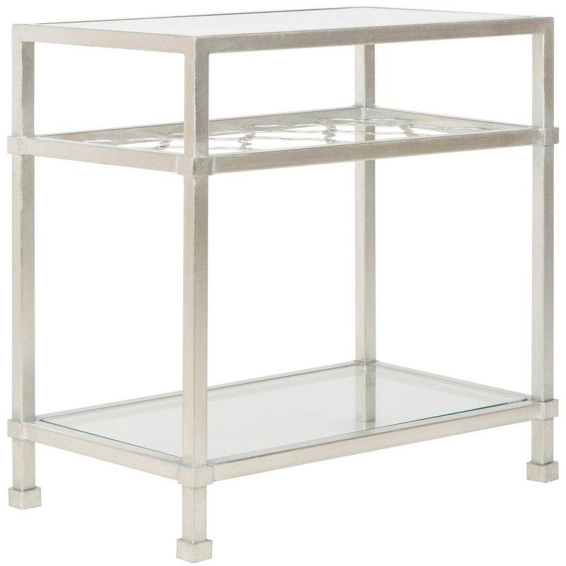 Hanzel Side Table - Silver - Safavieh.