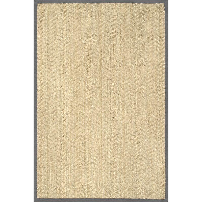 Nuloom Larnaca Seagrass Herringbone Indoor Area Rug