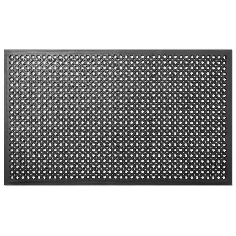 Anti-Fatigue Restaurant Floor Mat, Non-Slip Rubber Drainage Mat