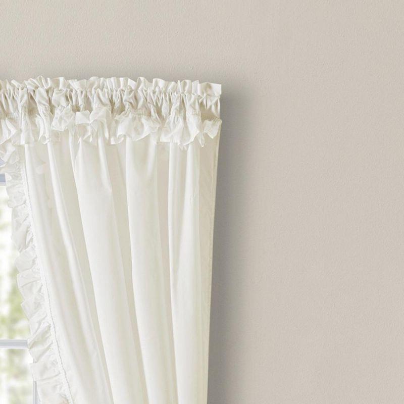 Tailored 80'' W Cafe Curtain in