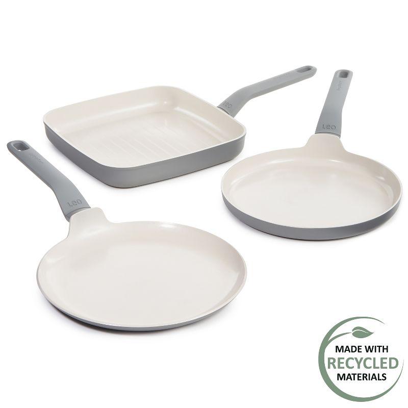 BergHOFF BergHOFF Balance Non-stick Ceramic Grill Pan, Recycled Aluminum